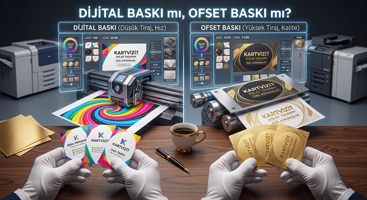 Dijital Baskı mı, Ofset Baskı mı? Hangisini Seçmelisiniz?