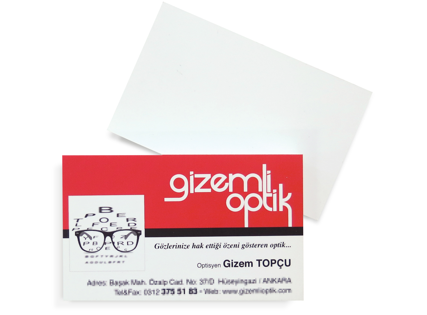 KZT-002 | Tek Yönlü, Mat Kartvizit