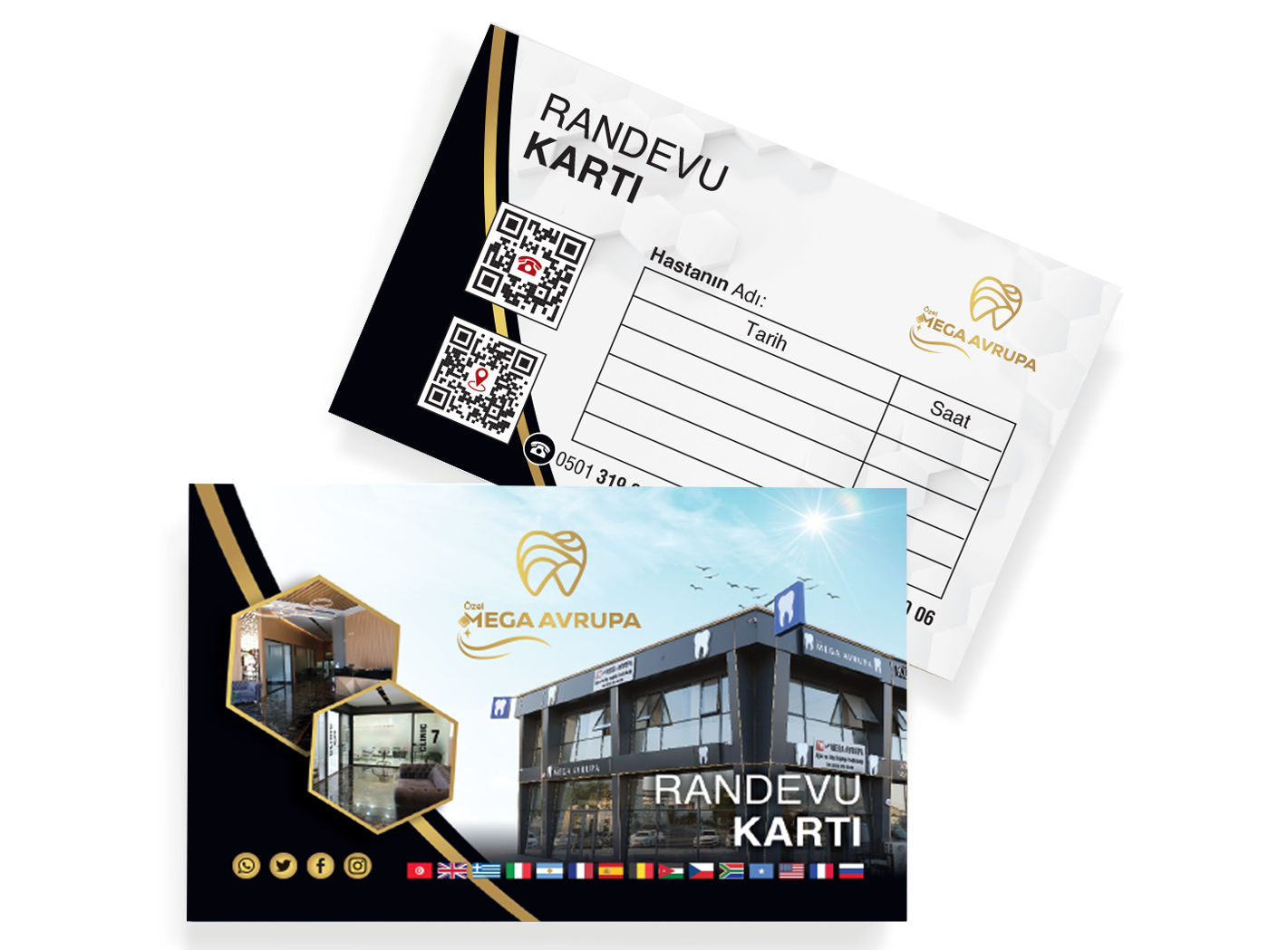 KZT-003-A | Çift Yönlü, Parlak, Arka Yüzü Yazılabilir Kartvizit
