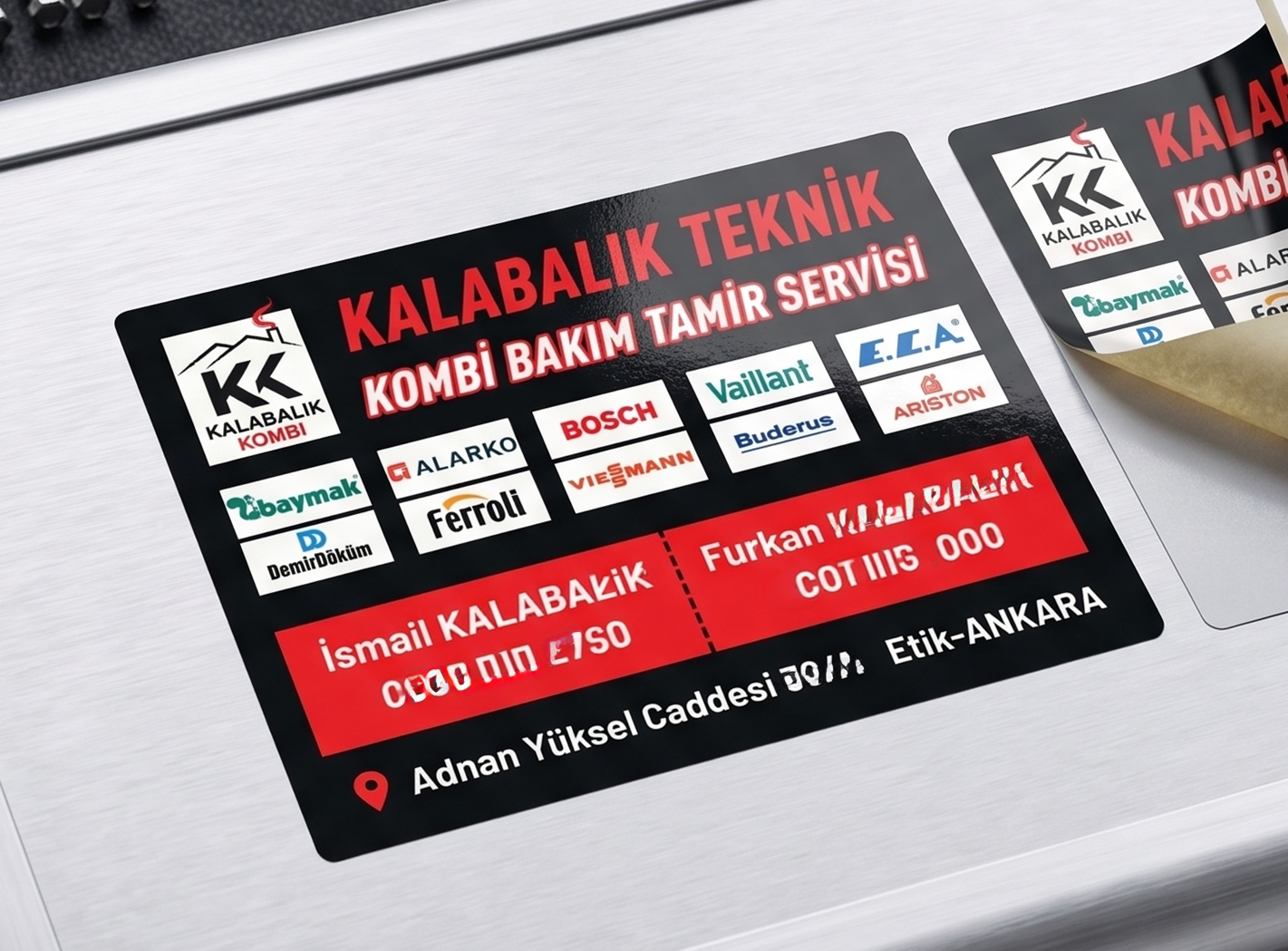 ETK-003 | 8×10 cm, Parlak Selefonlu Etiket